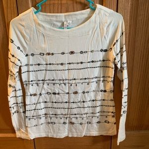 Long Sleeve Gemmed Shirt